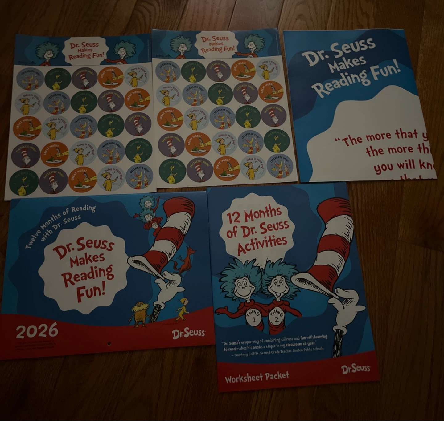 Dr. Seuss Calendar & Activity Packet