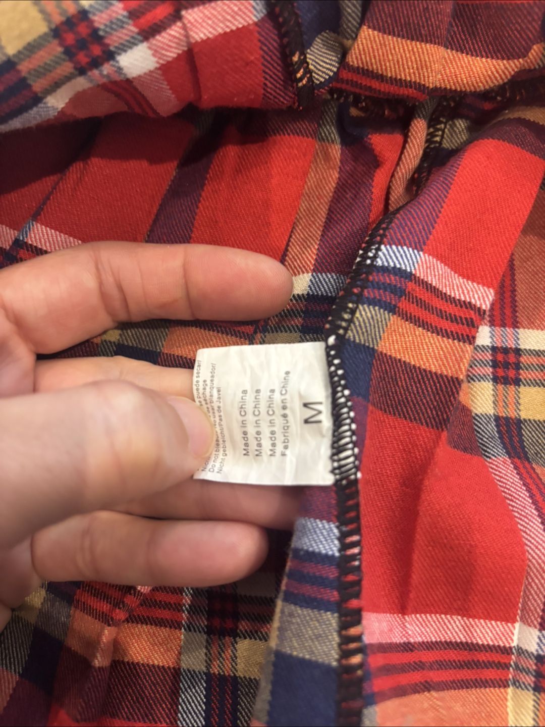 Plaid Pleated Skirt - Size M - photo 2
