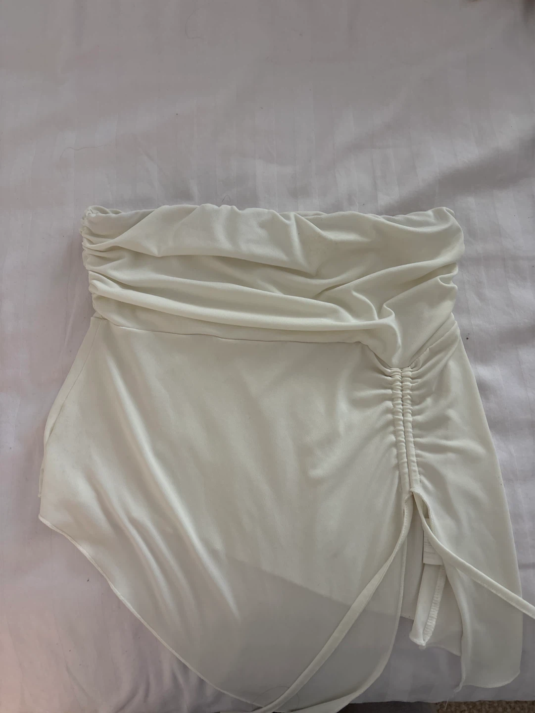 White l Strapless Top