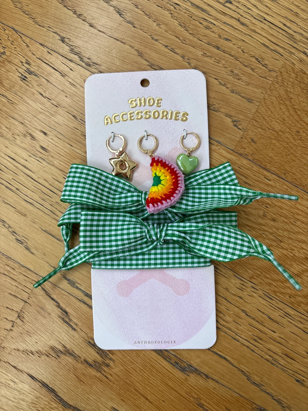 Anthropologie Shoe Accessories Set with Charms