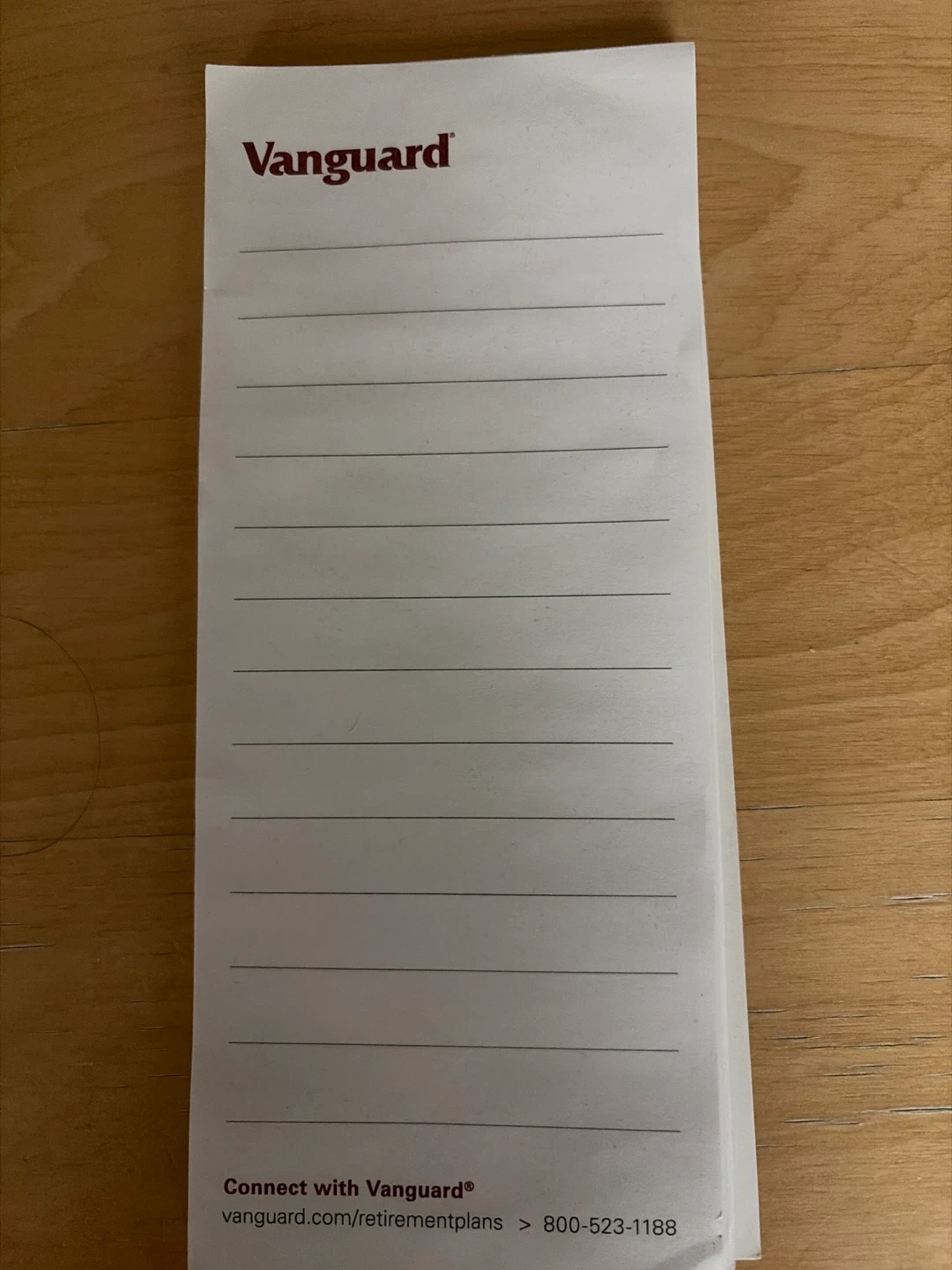 Vanguard Notepad