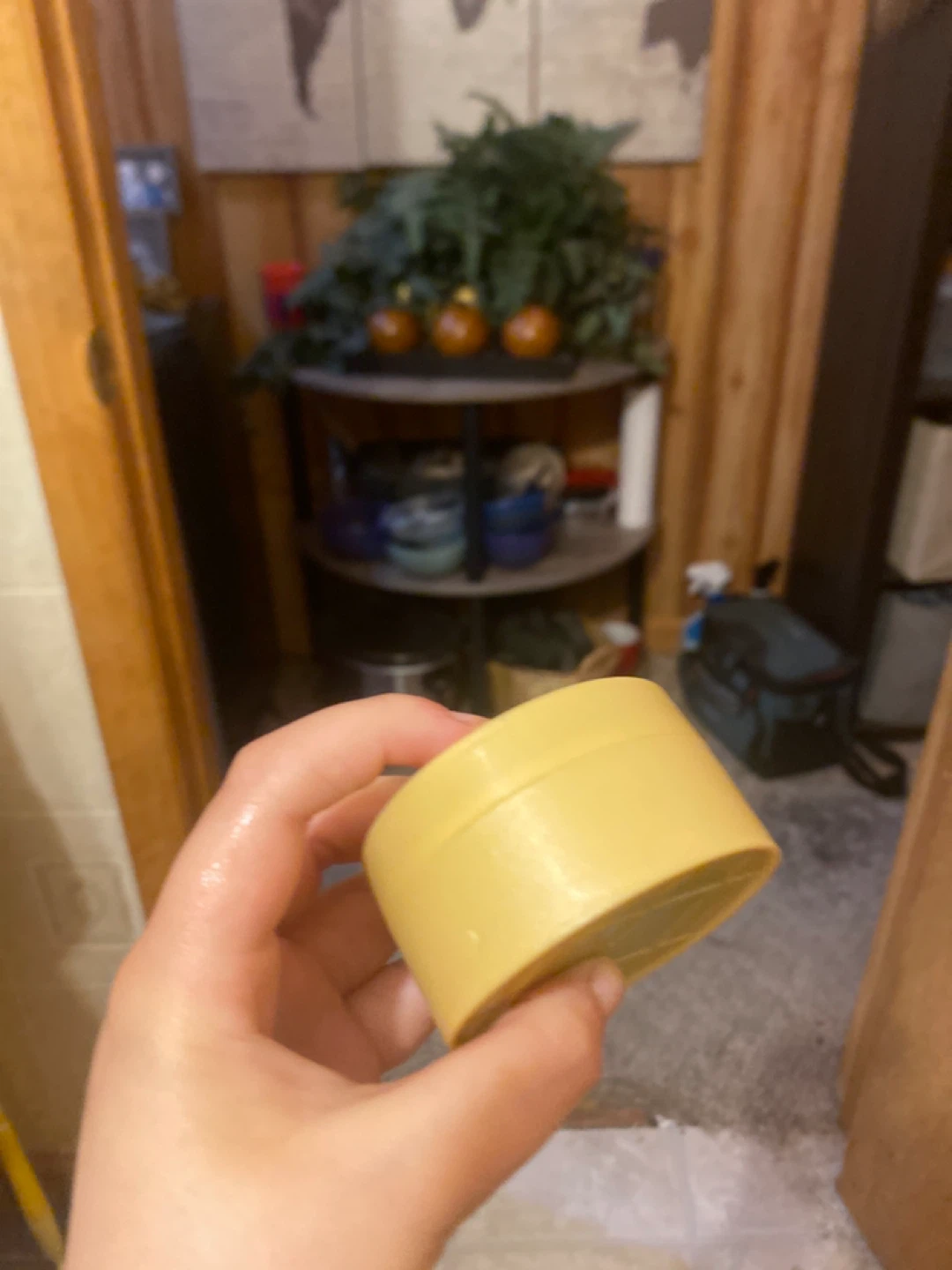 Yellow Plastic Container - photo 4