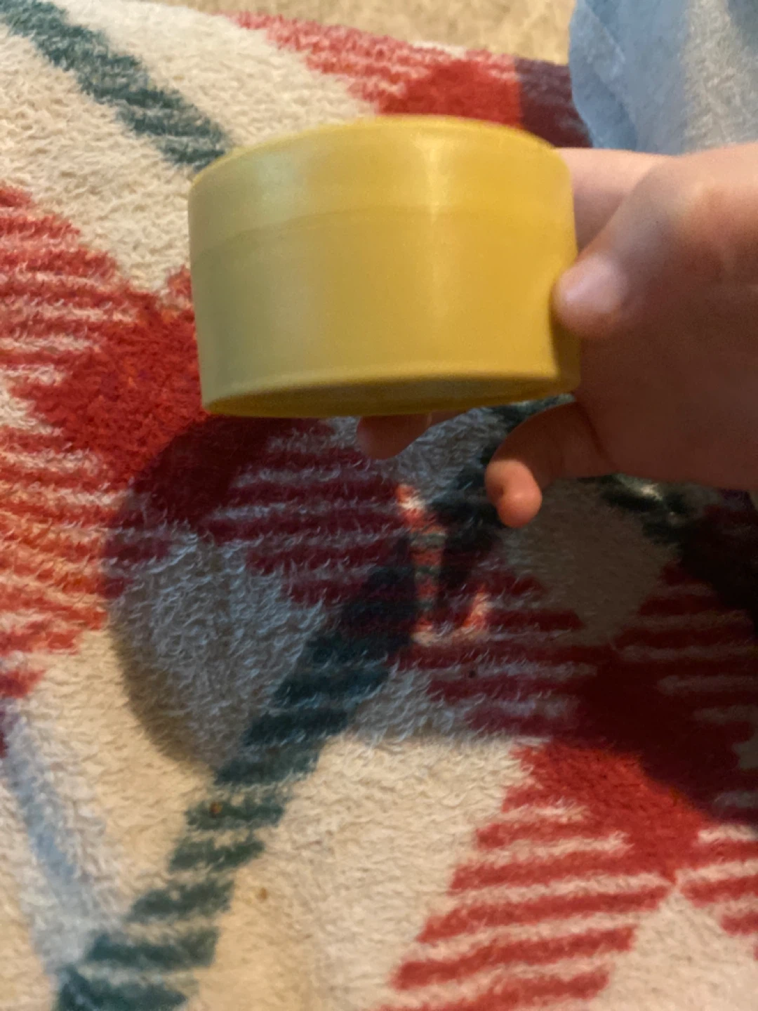 Yellow Plastic Container