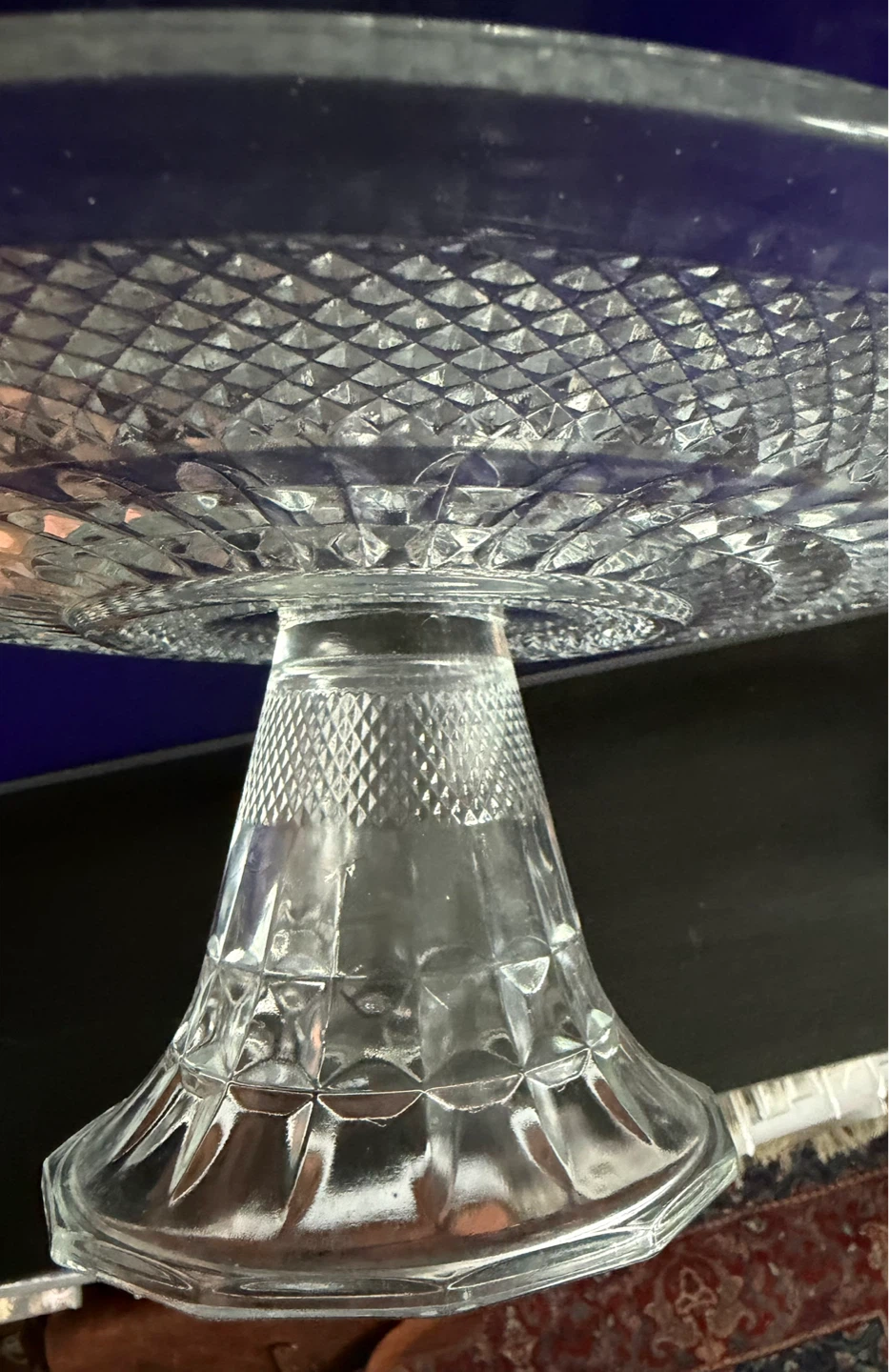 Clear Glass Cake Stand - photo 2