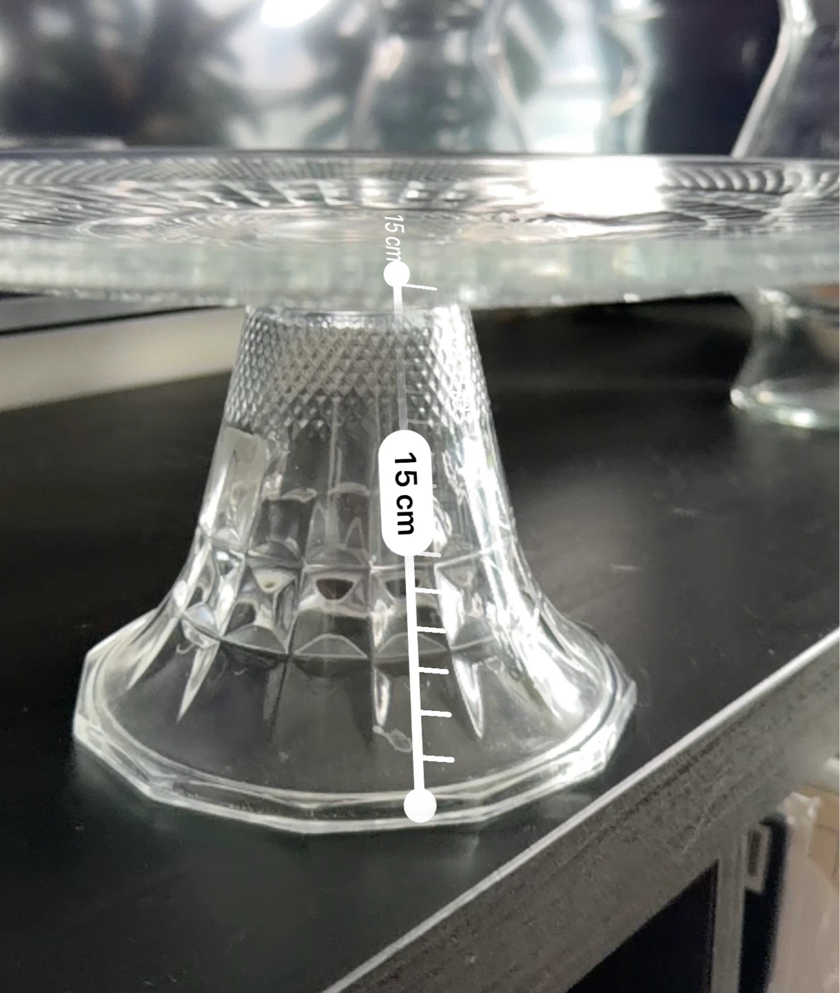 Clear Glass Cake Stand - photo 4