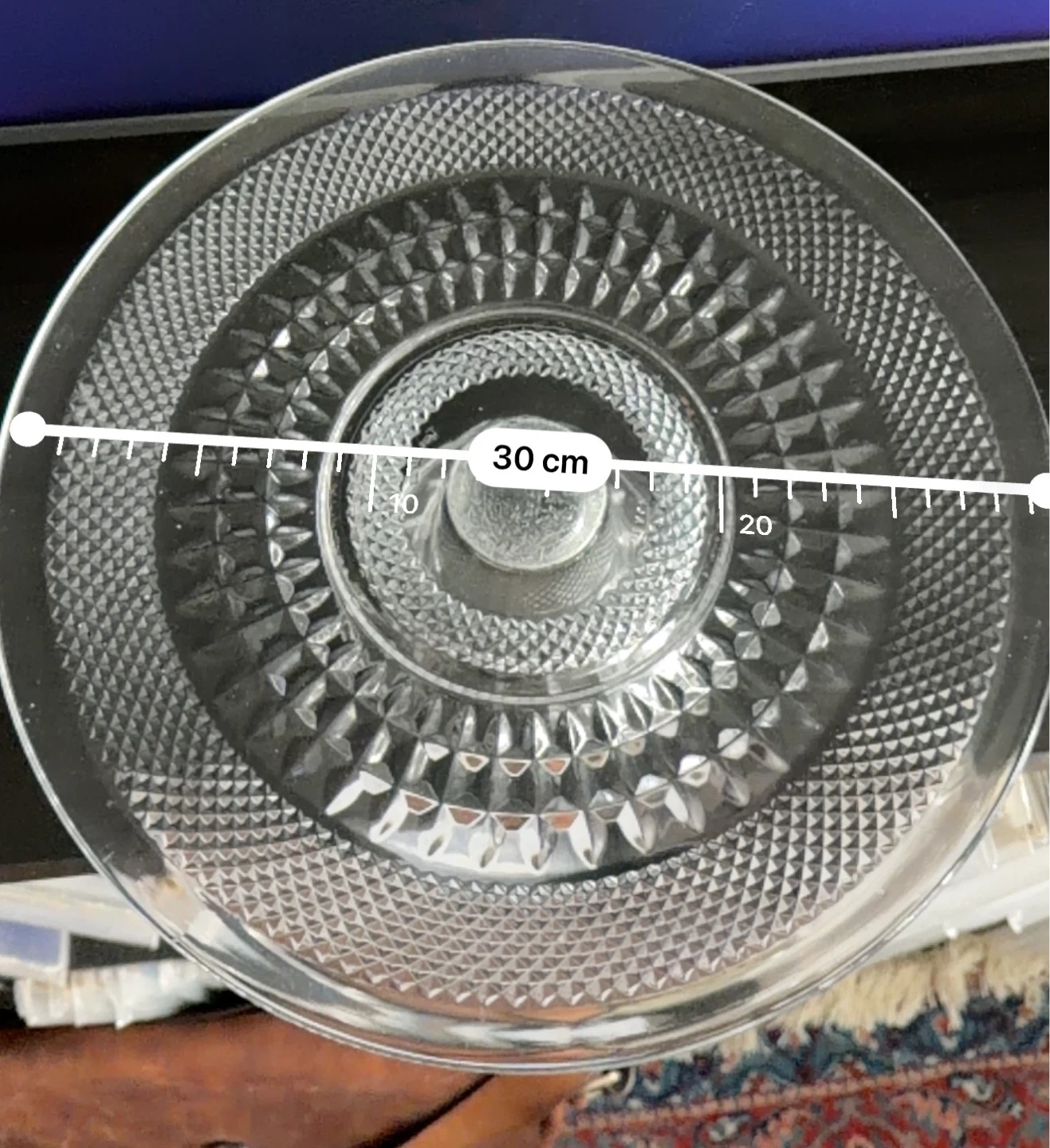 Clear Glass Cake Stand - photo 3