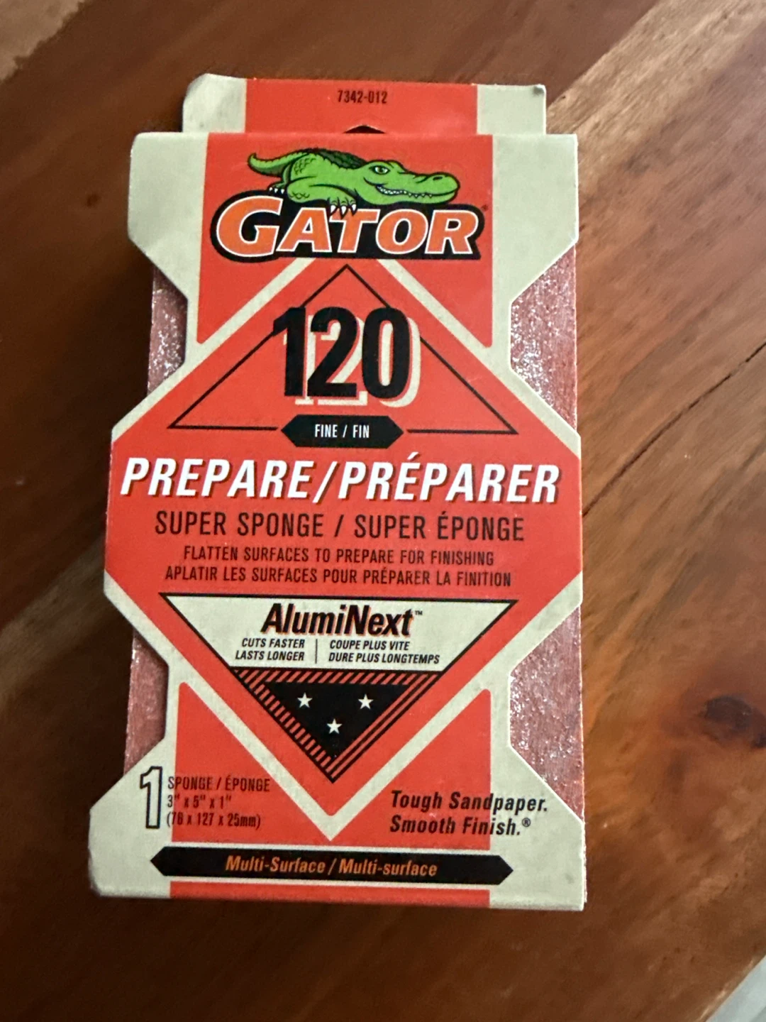 Gator 120 Grit Sanding Sponge fine sanding block