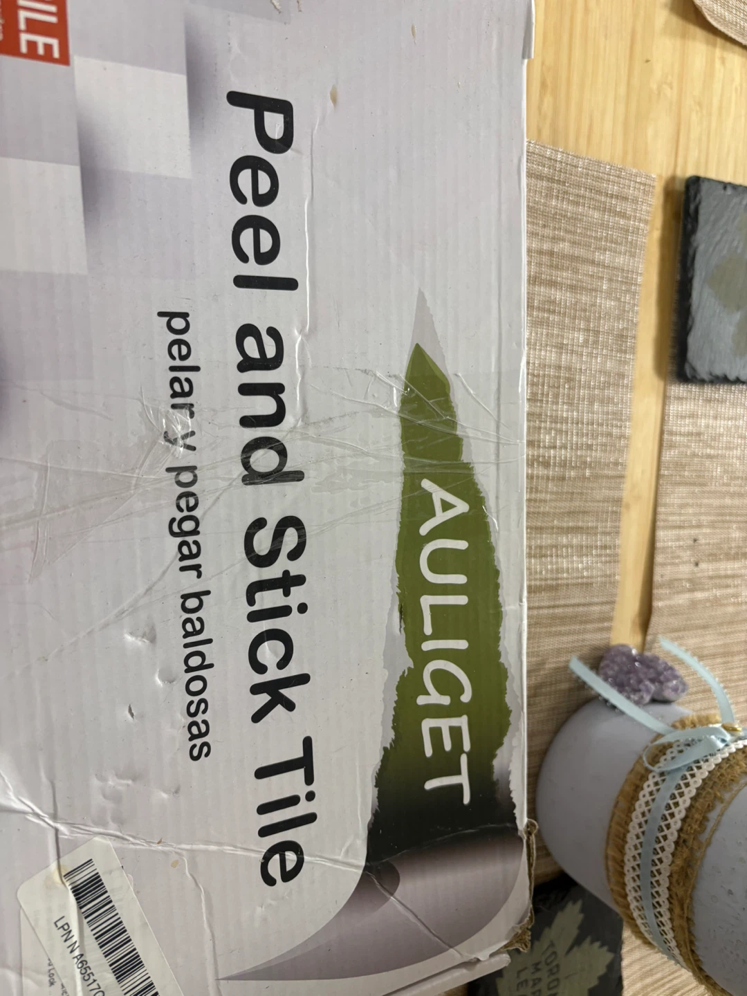 AULIGET Peel and Stick Tile - Distressed Wood - photo 4