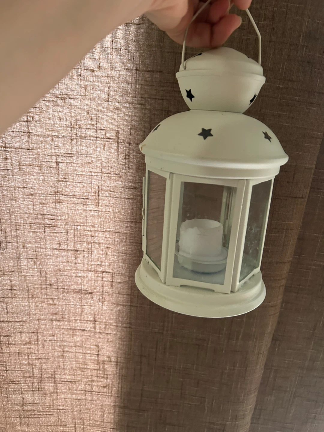 White Decorative Lantern - photo 2