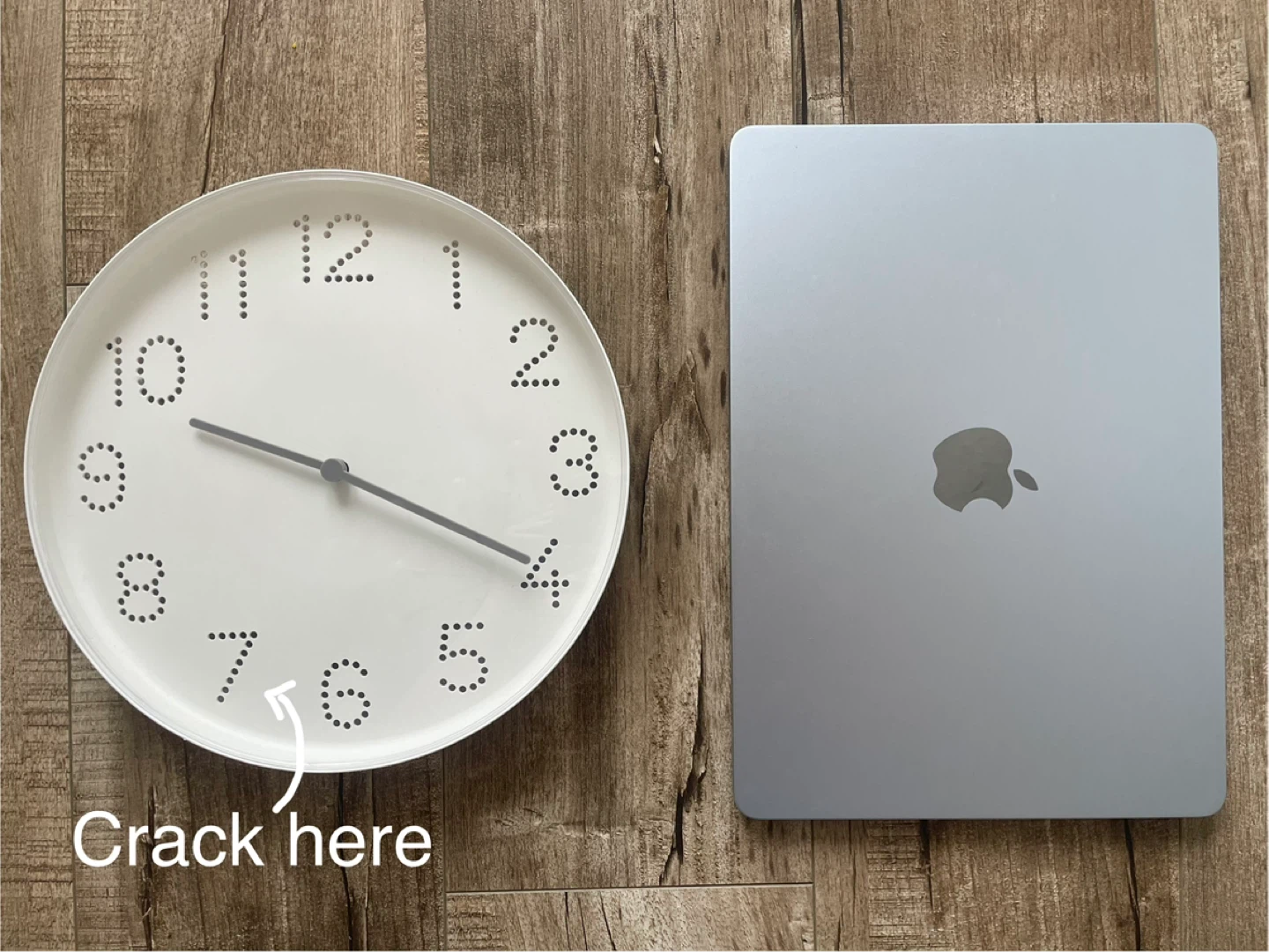 IKEA TROMMA Wall Clock (⚠️ A crack between 6 and 7) - photo 3