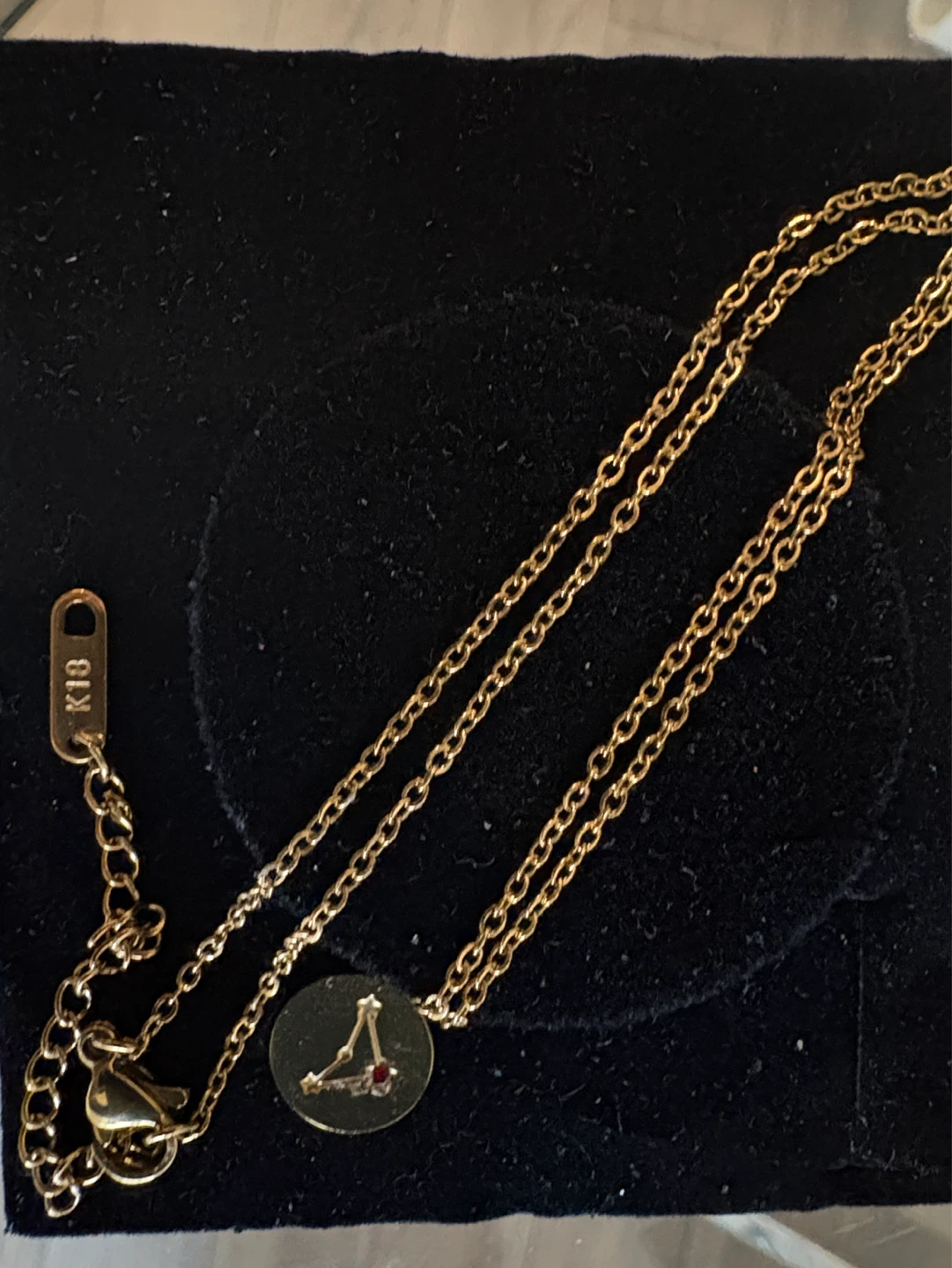 18K Gold Plated Zodiac Constellation Necklace - photo 5