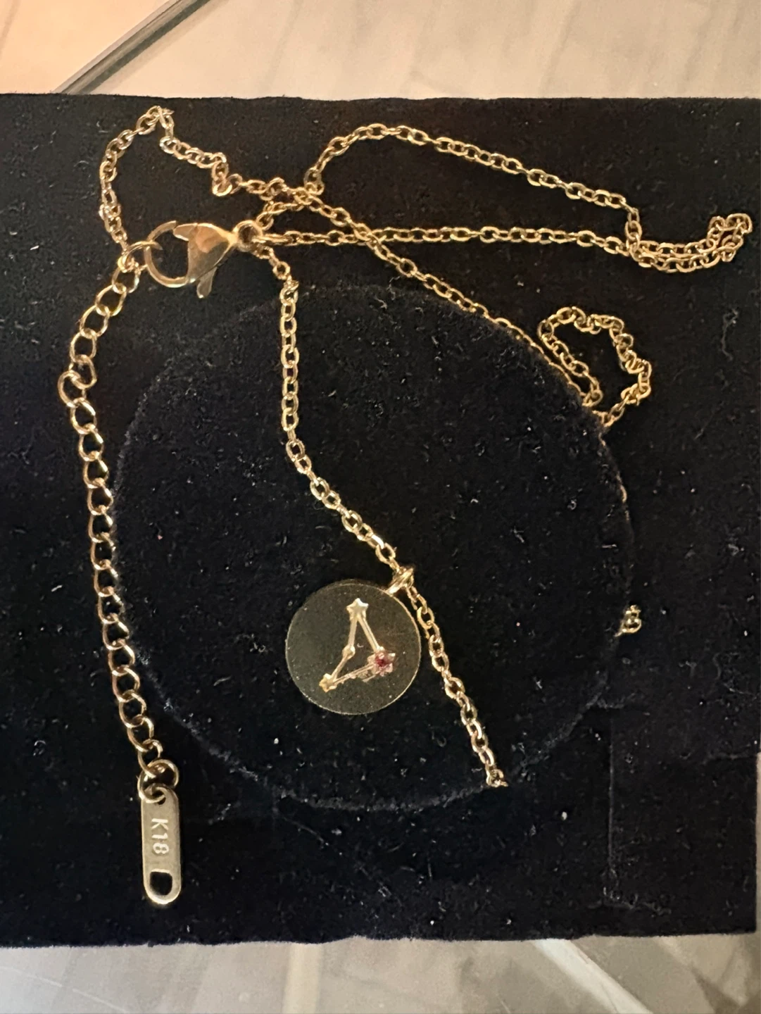 18K Gold Plated Zodiac Constellation Necklace - photo 4
