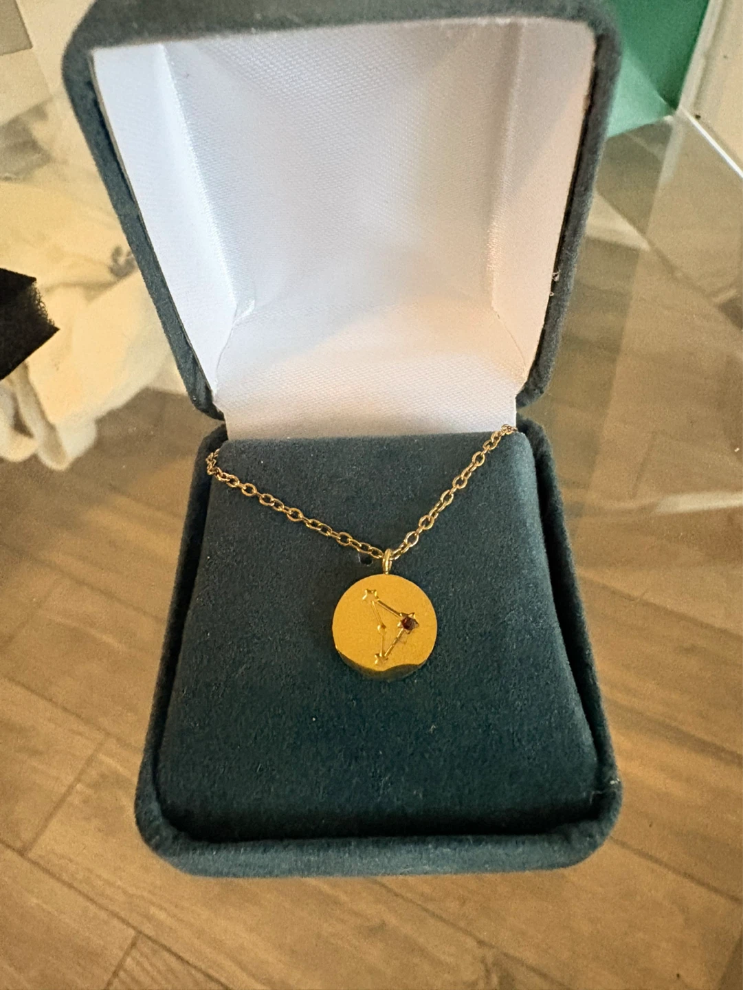 18K Gold Plated Zodiac Constellation Necklace - photo 2
