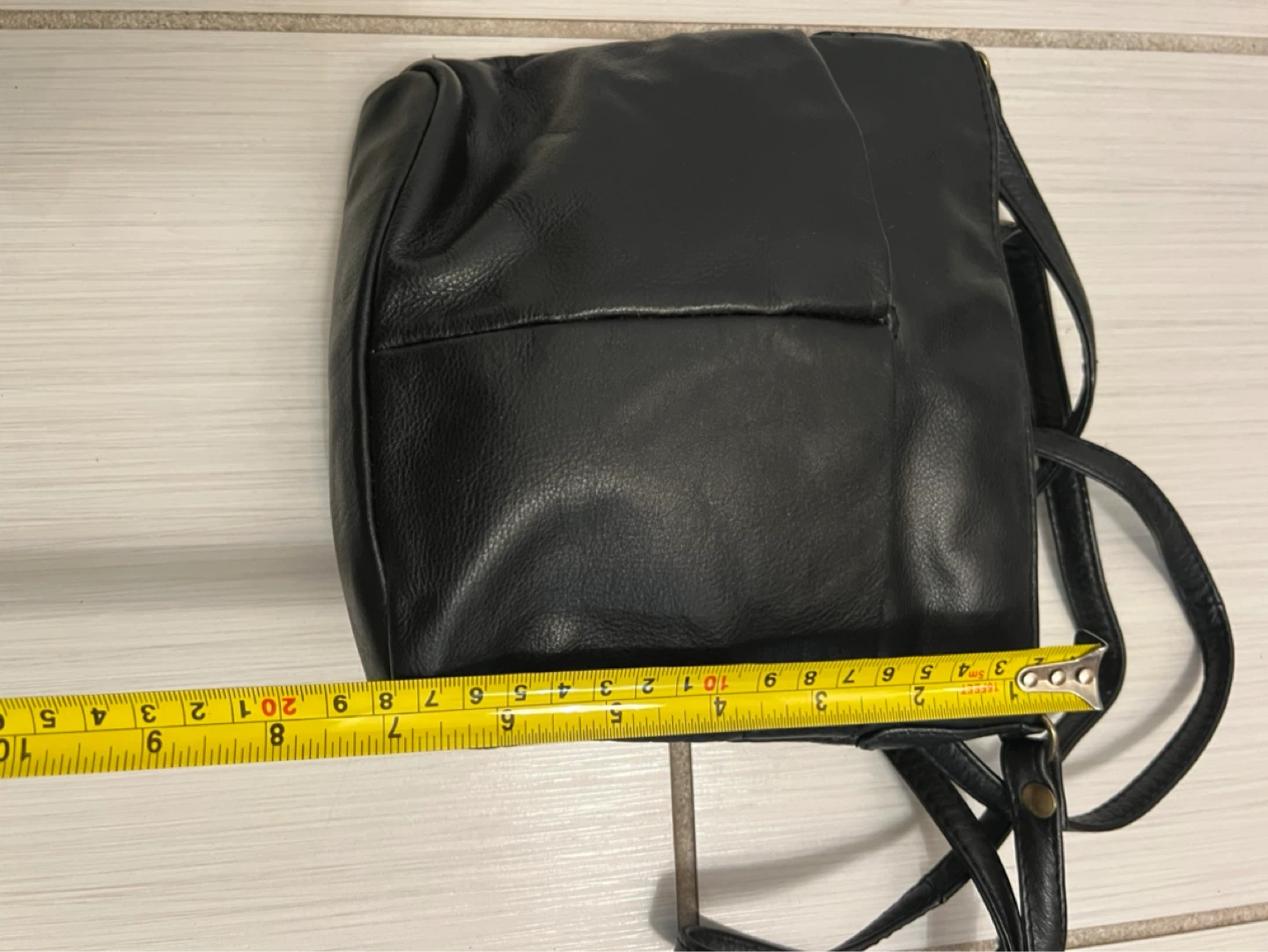 Black Leather Crossbody Bag - photo 2