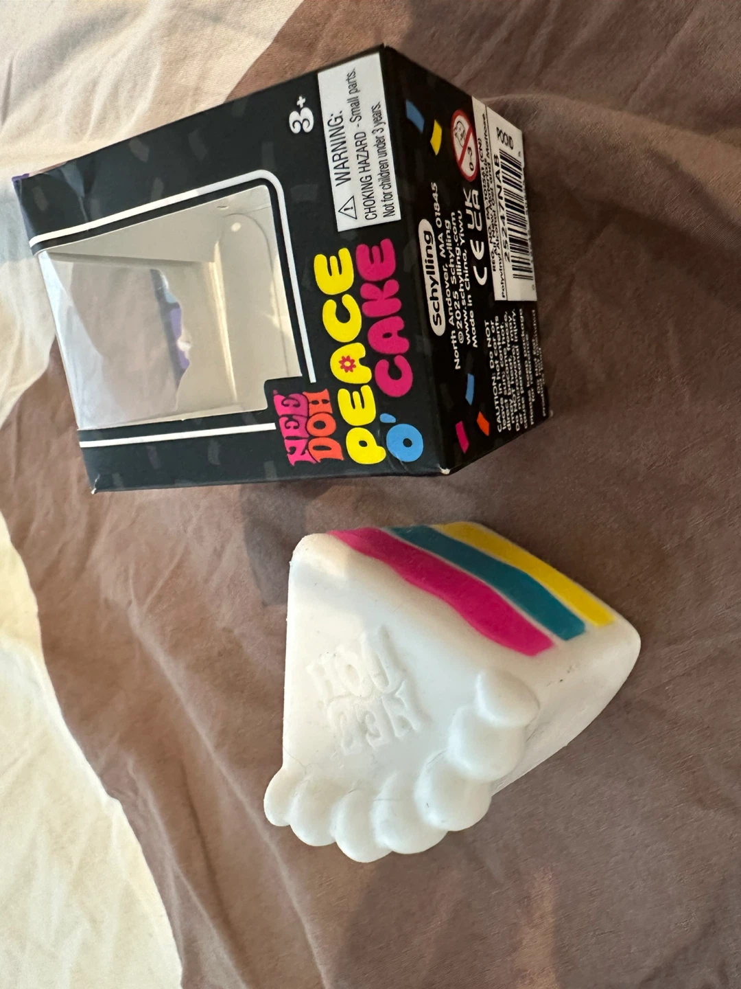 Nee Doh Peace O' Cake Squish Toy Schylling needoh