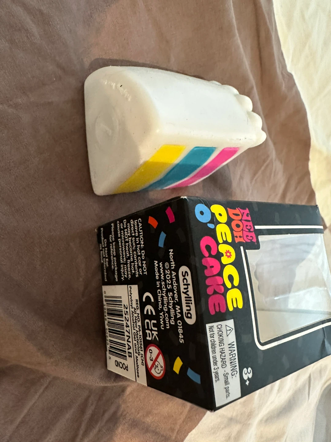 Nee Doh Peace O' Cake Squish Toy Schylling needoh - photo 3