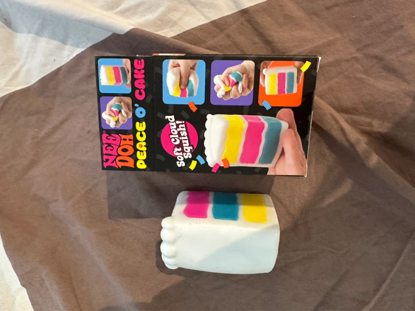 Nee Doh Peace O' Cake Squish Toy Schylling needoh - photo 2