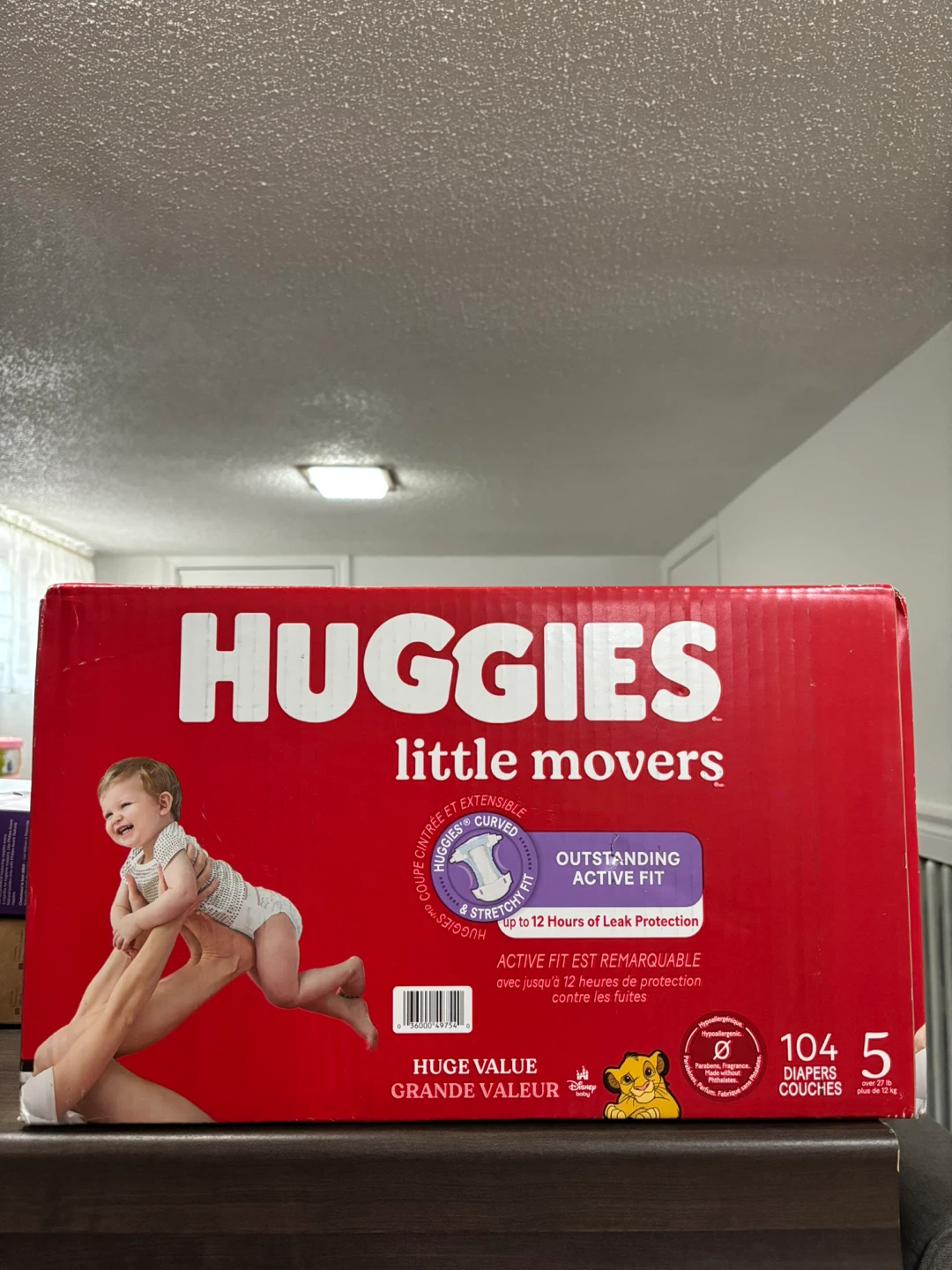 Huggies Little Movers Diapers - Size 5, 104 Count