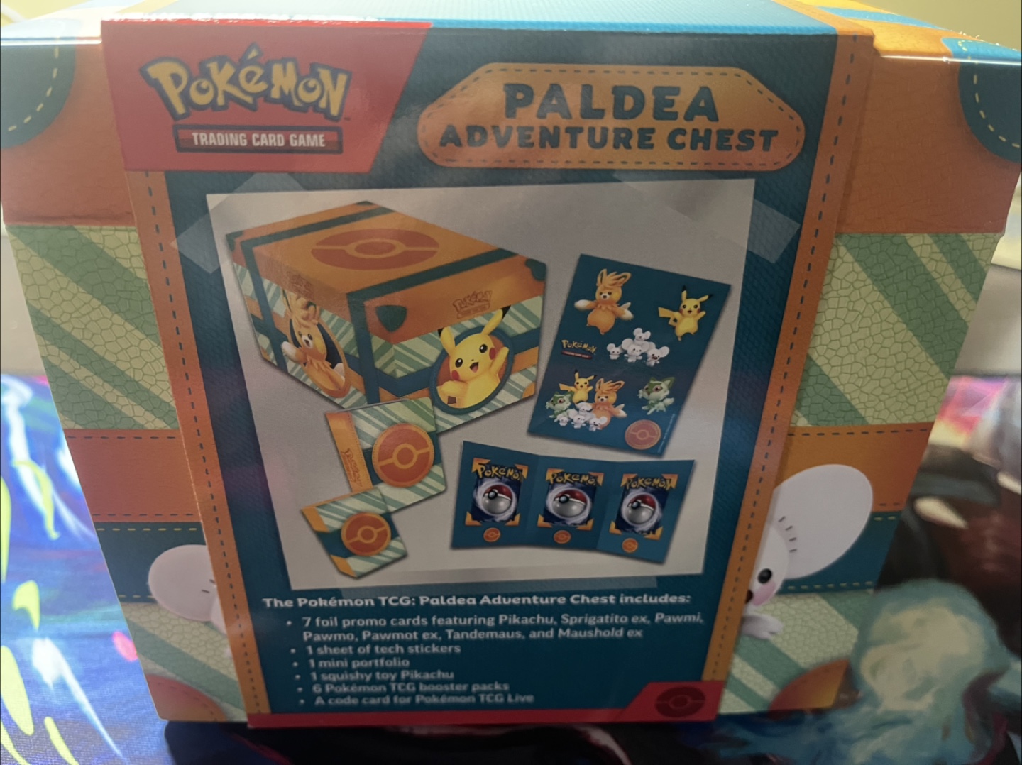Pokemon Paldean Adventure Chest - photo 2