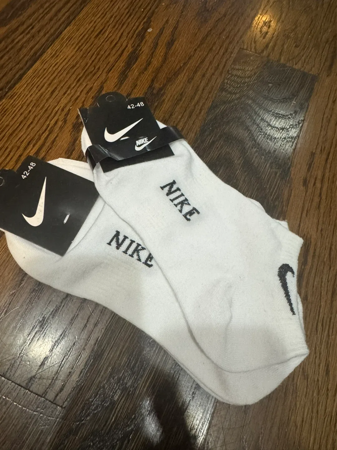 Nike Ankle Socks - White (Size 42-48)