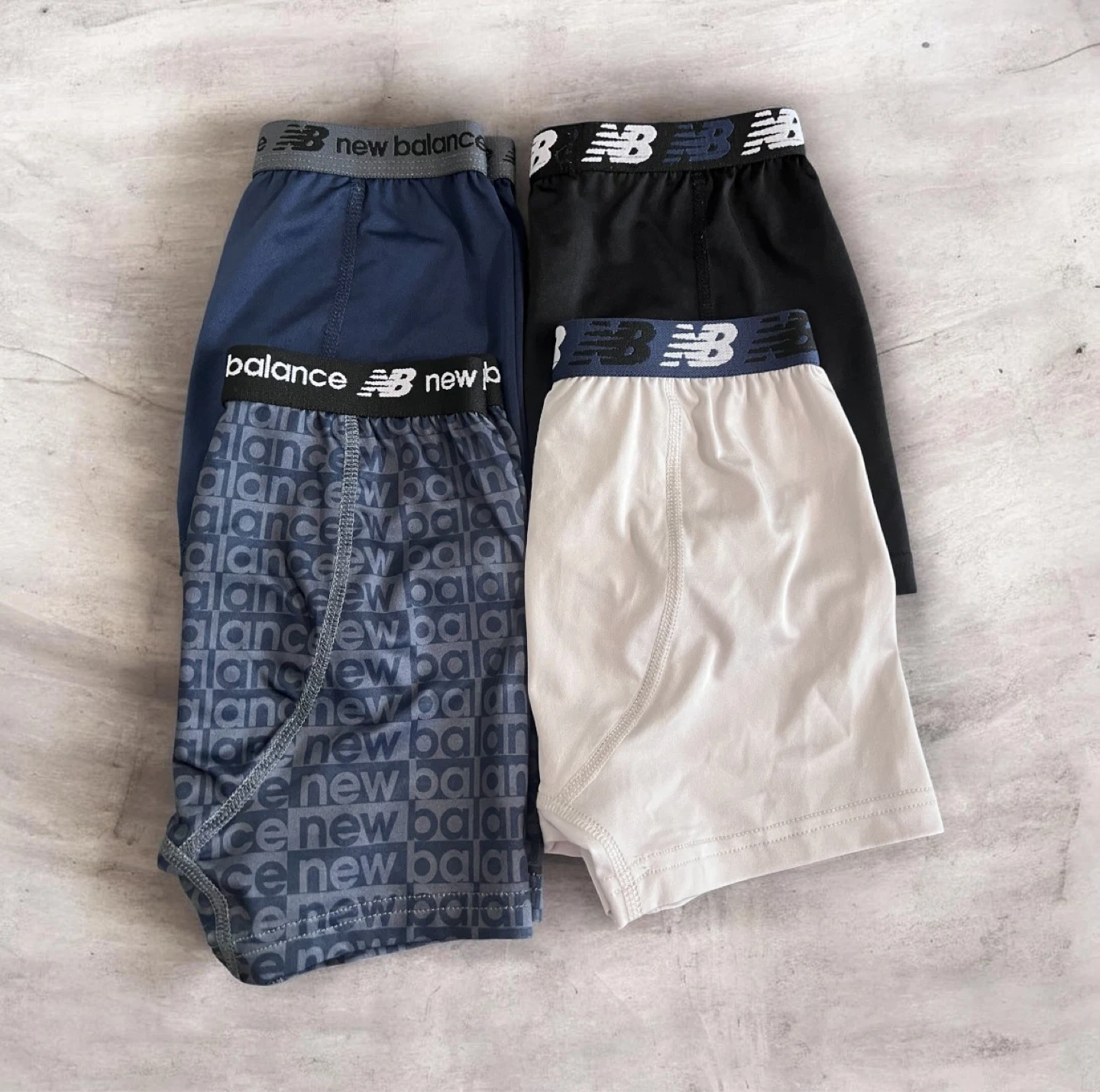 New Balance Boys Boxer Briefs 4-Pack Size Small (6–8)