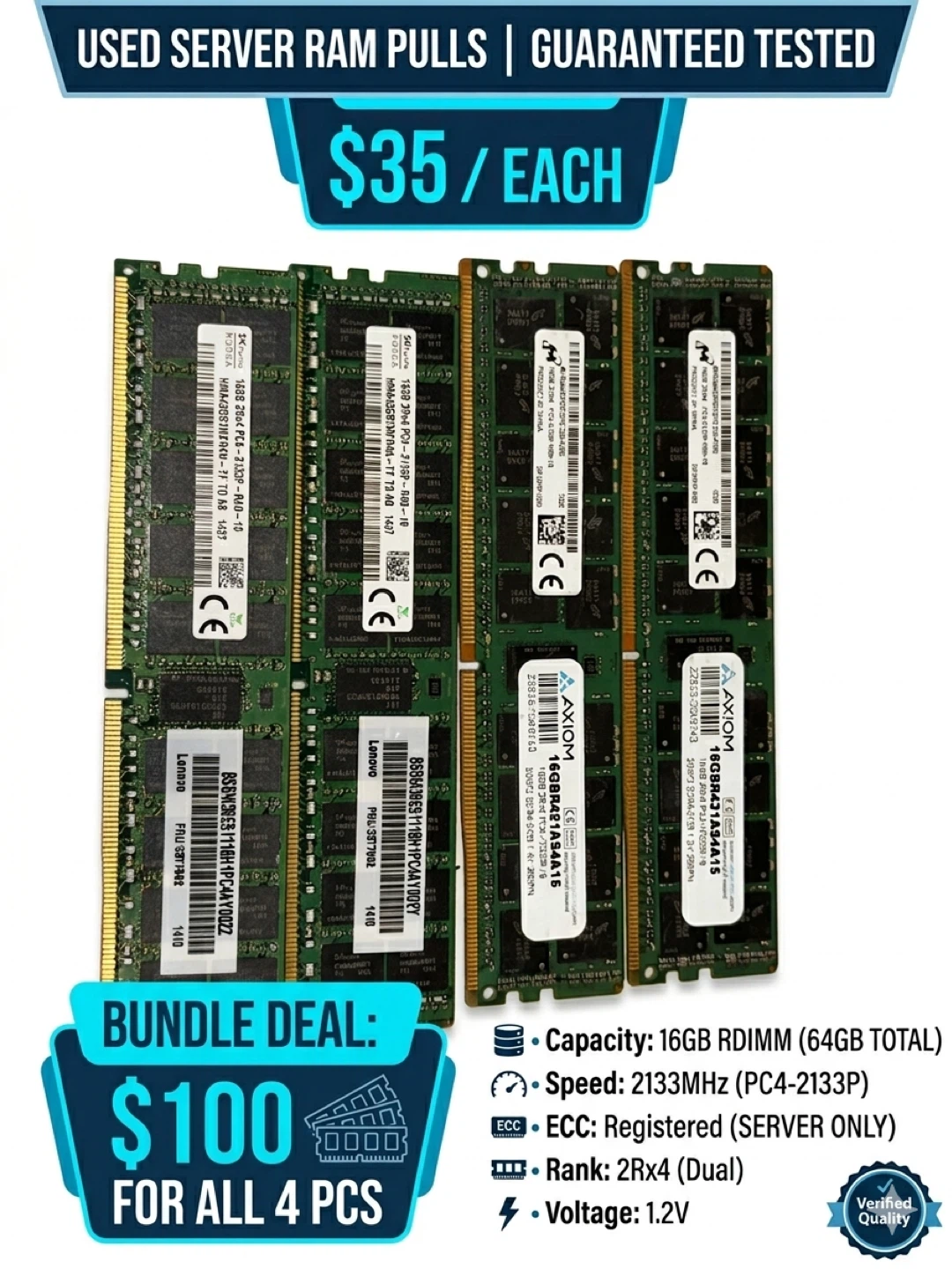 RAM RDIMM 16GB PC4