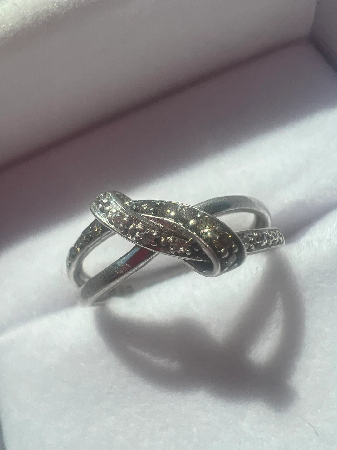 Sterling Silver 925 Ring with diamonds - photo 2