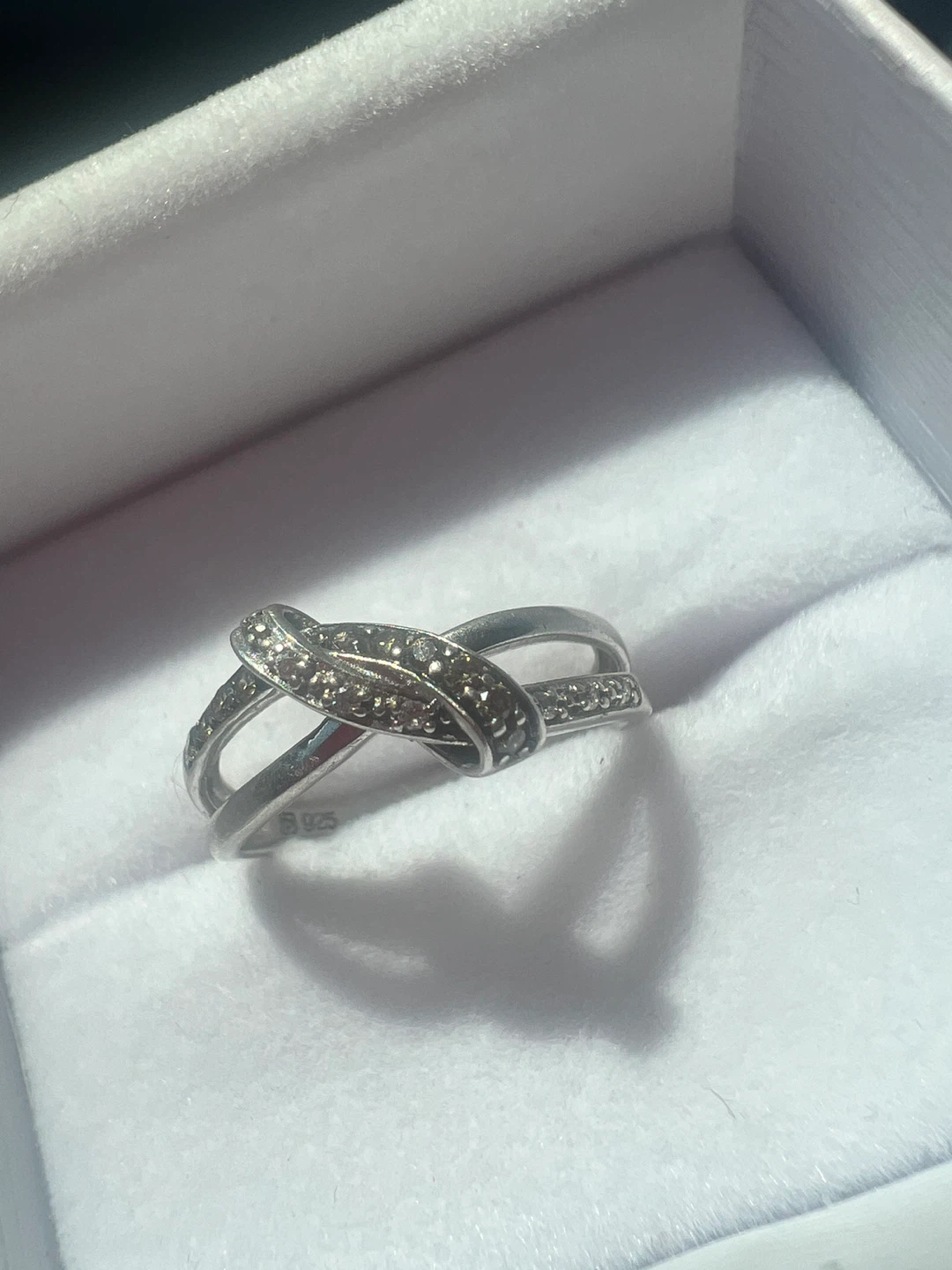 Sterling Silver 925 Ring with diamonds - photo 3
