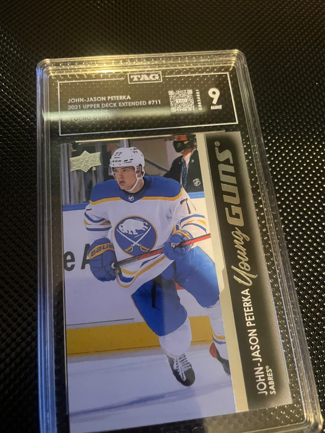 JJ Peterka 2021 Upper Deck Extended #711 Young Guns Hockey Card