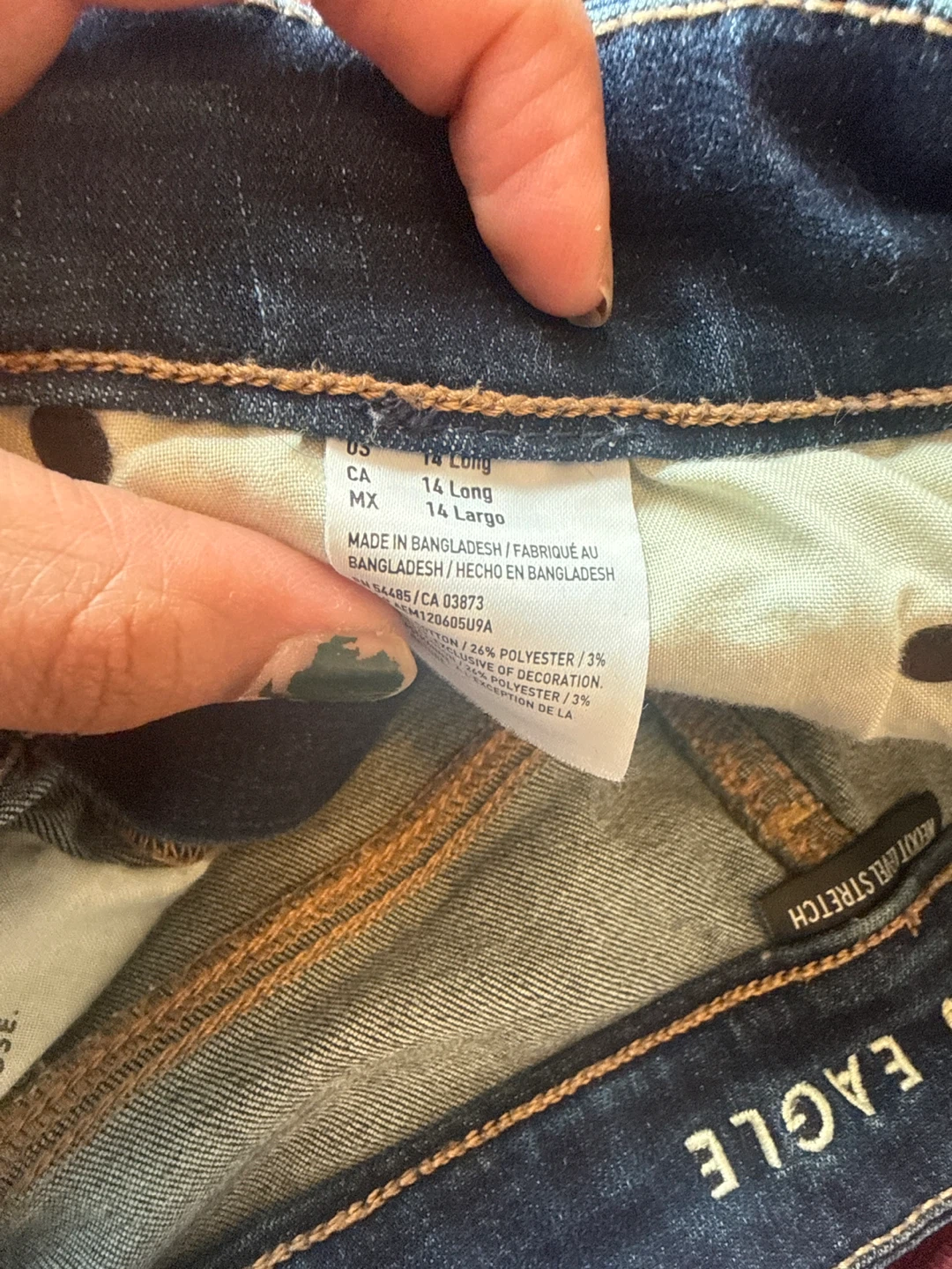 American Eagle Jeans Size 14 Long - photo 2