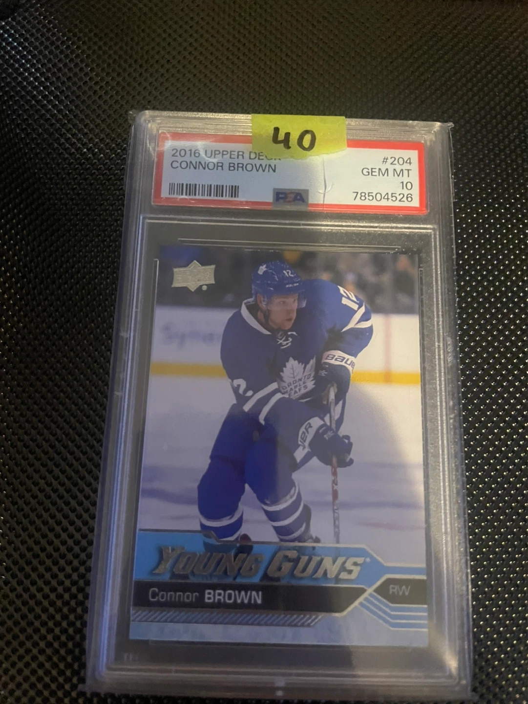 2016 Upper Deck Connor Brown Young Guns RC #204