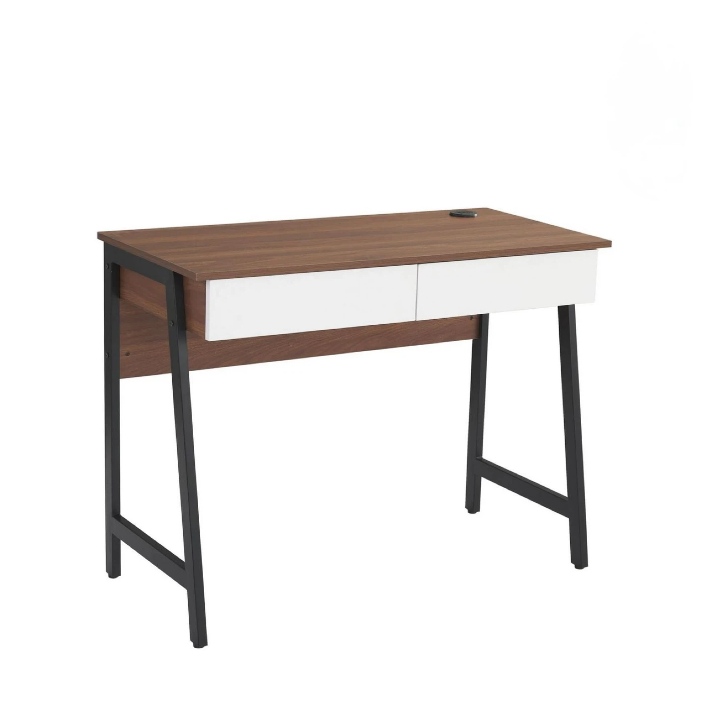 Modern Computer Desk with Two Drawers - photo 3