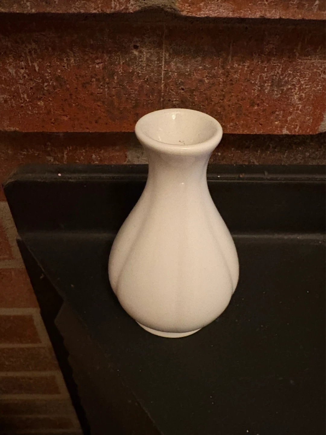 White Ceramic Bud Vase