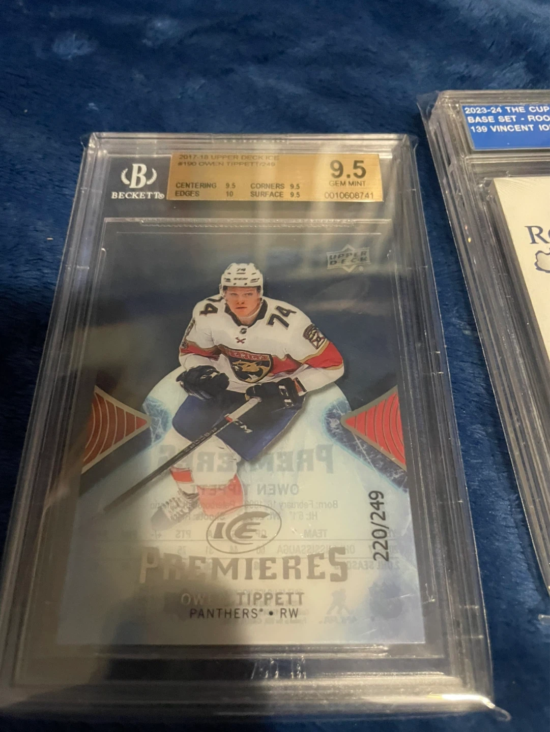 2017-18 Upper Deck  Tippett Premieres RC 220/249 Gem Mint 9.5