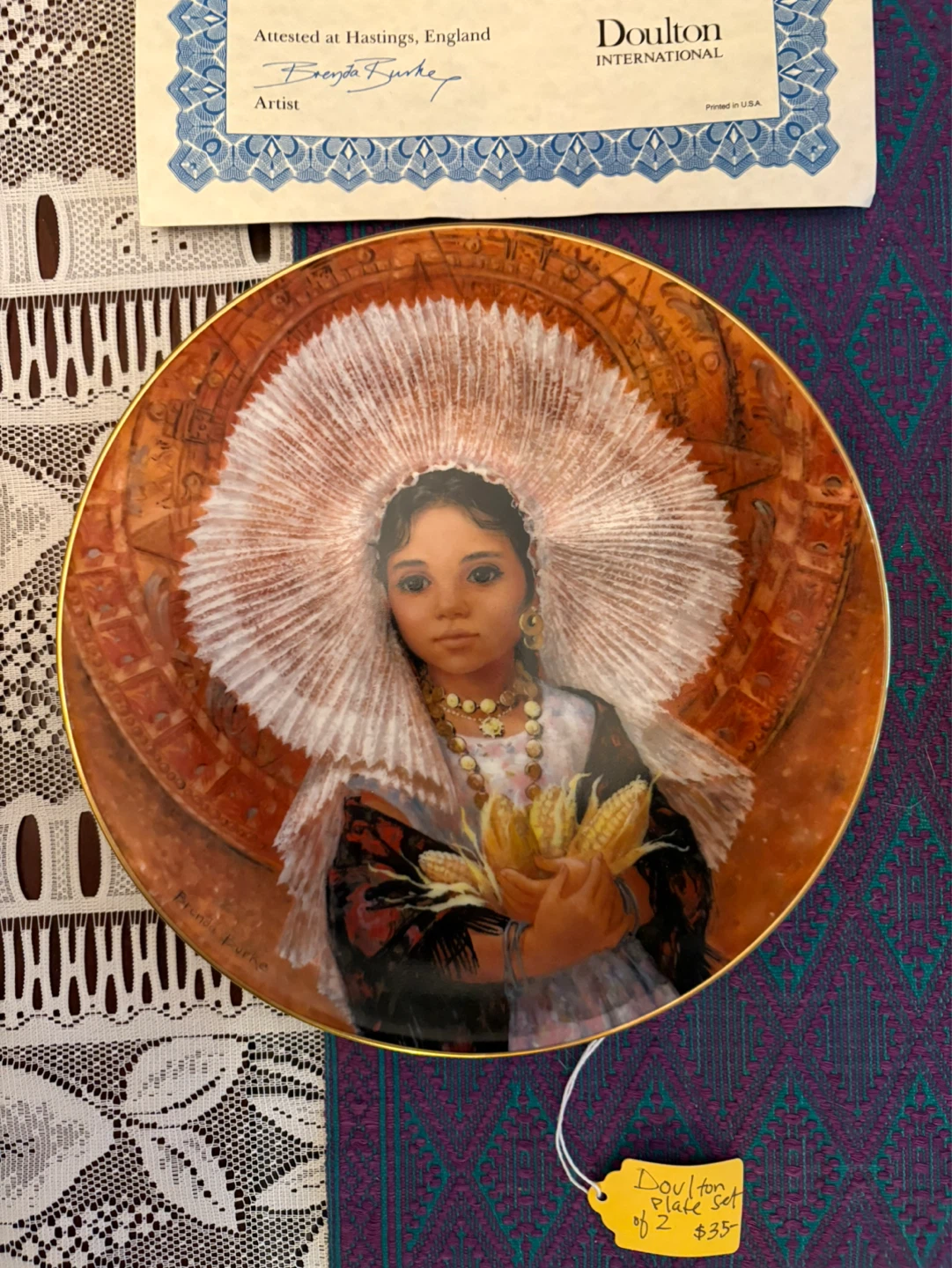 Doulton Festival Children of the World Plates (Set of 2) - photo 2