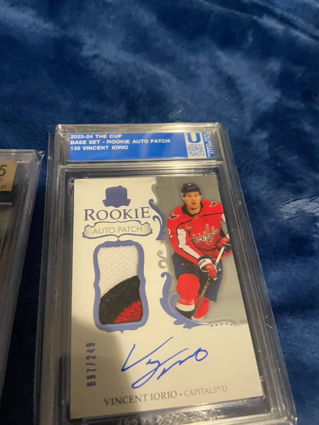 2023-24 The Cup Vincent Iorio Rookie Auto Patch 97/249