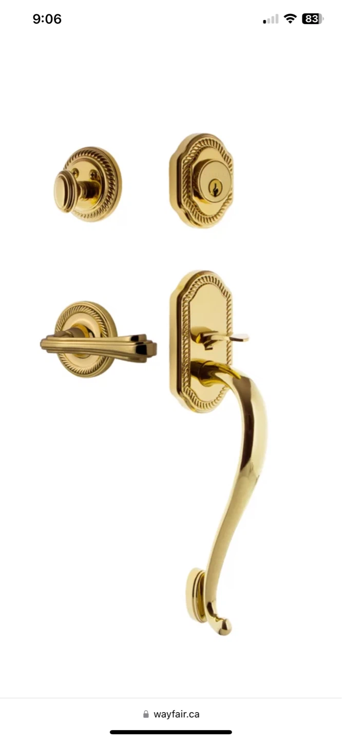 New Beautiful Deadbolt Set - photo 2