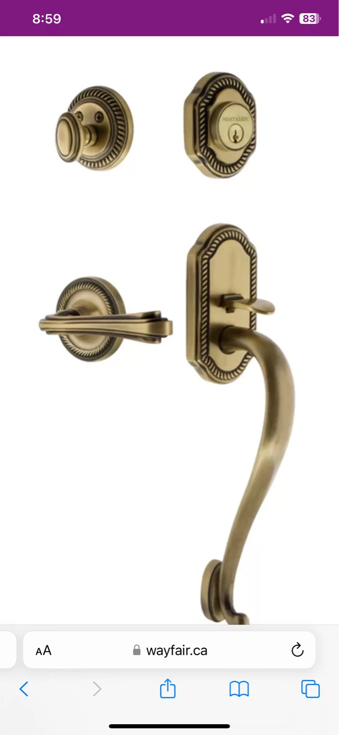 New Beautiful Deadbolt Set - photo 3