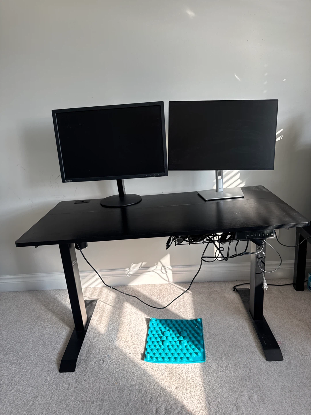 Black Standing Desk and sitting desk - photo 2