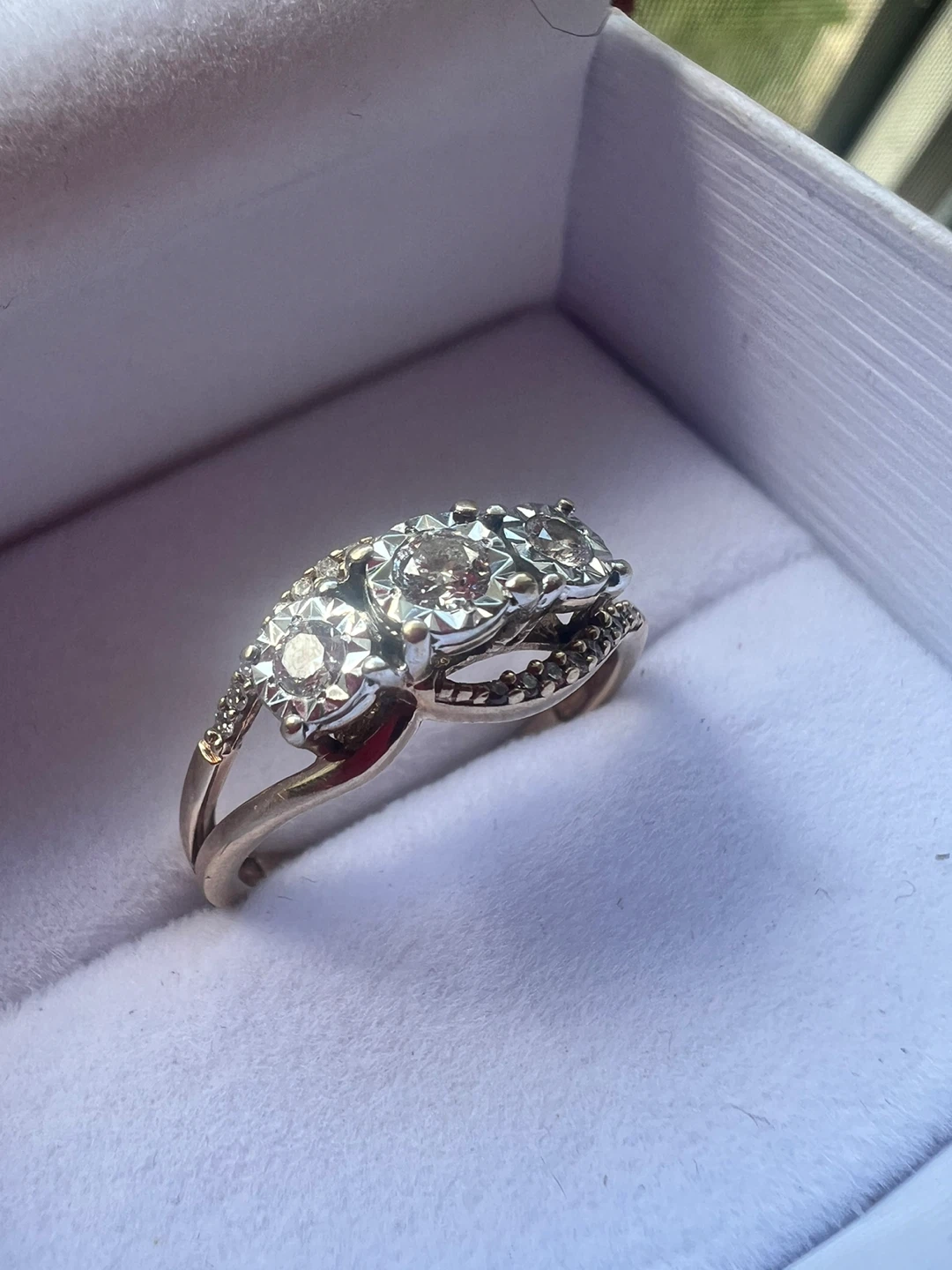 10 k diamond ring - photo 3