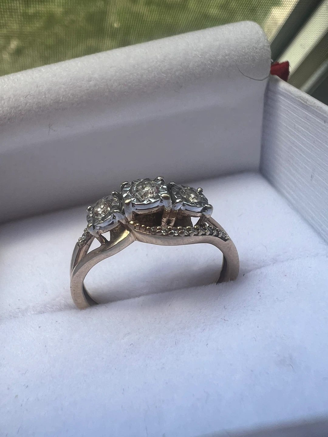 10 k diamond ring - photo 2
