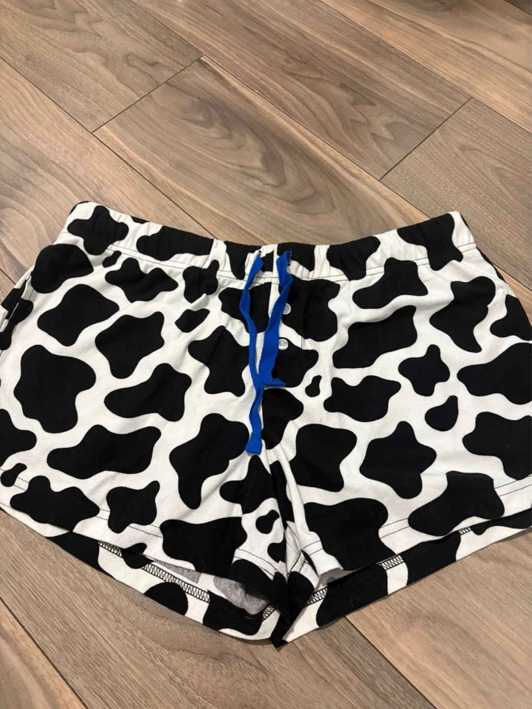 Cow Print Pajama Shorts