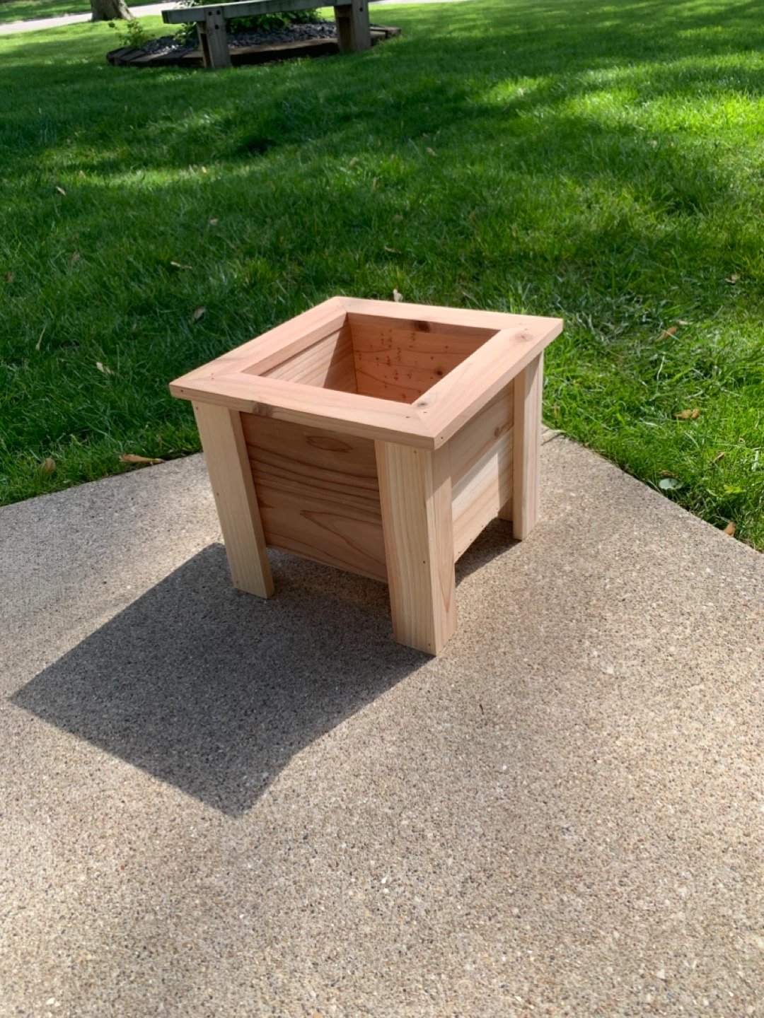 Mini Handmade Rustic Cedar Planters