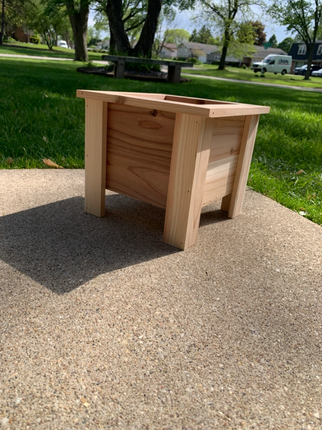 Mini Handmade Rustic Cedar Planters - photo 2