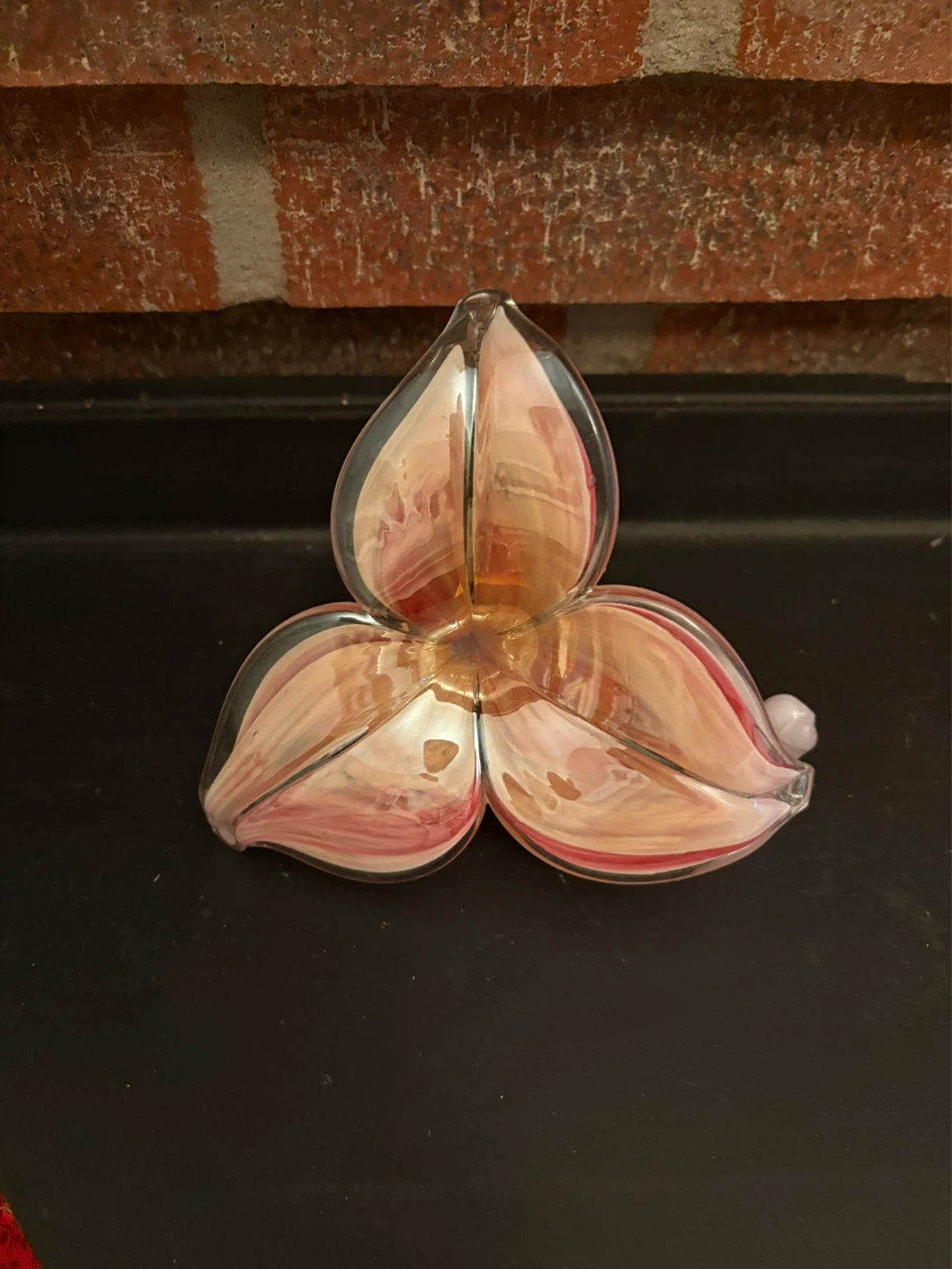 Glass Flower Sculpture