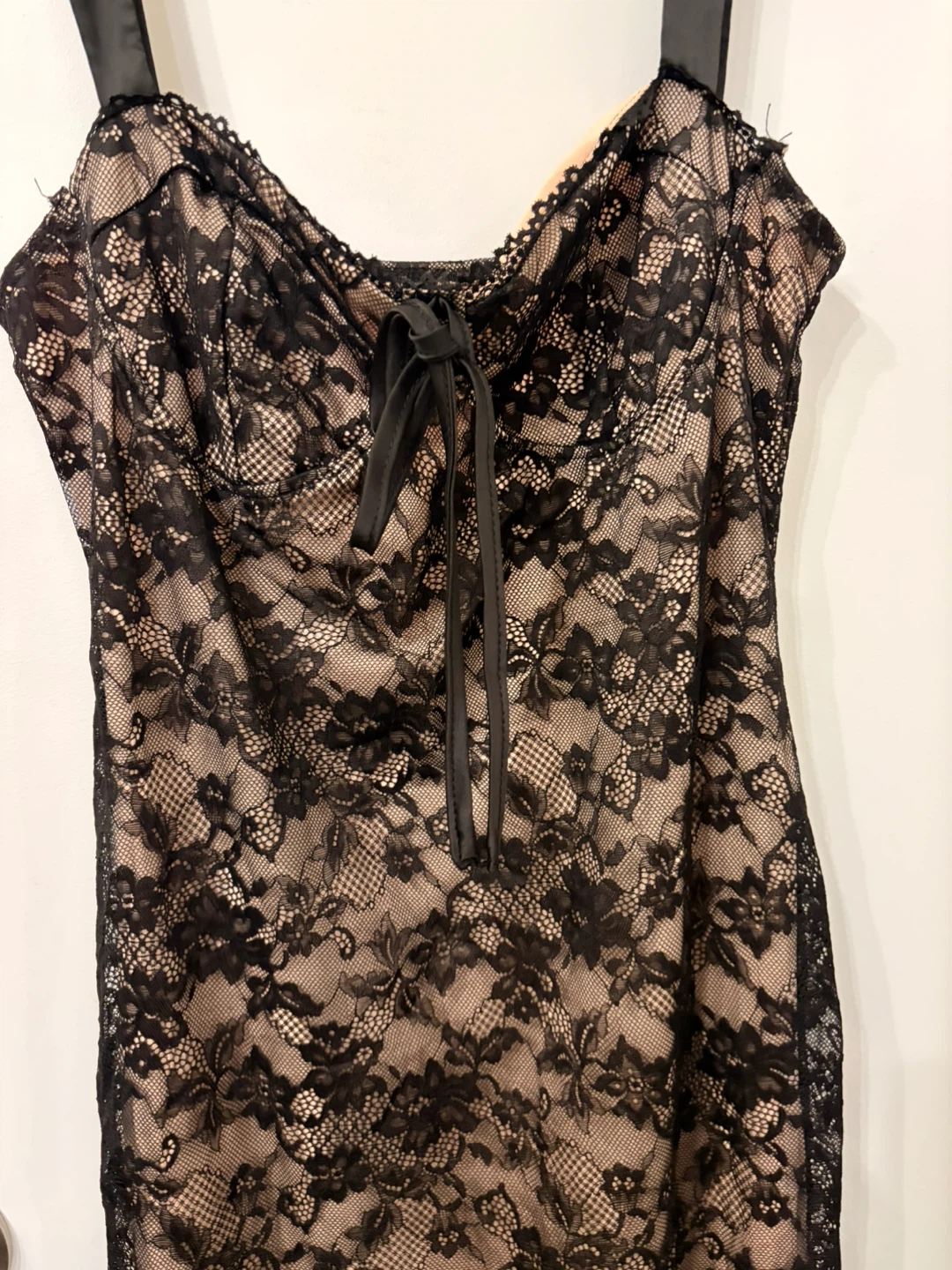 Long Black Lace Dress, Worn Once - photo 2