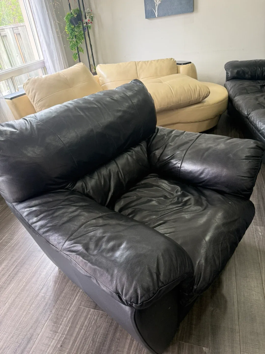 Black Leather Armchair