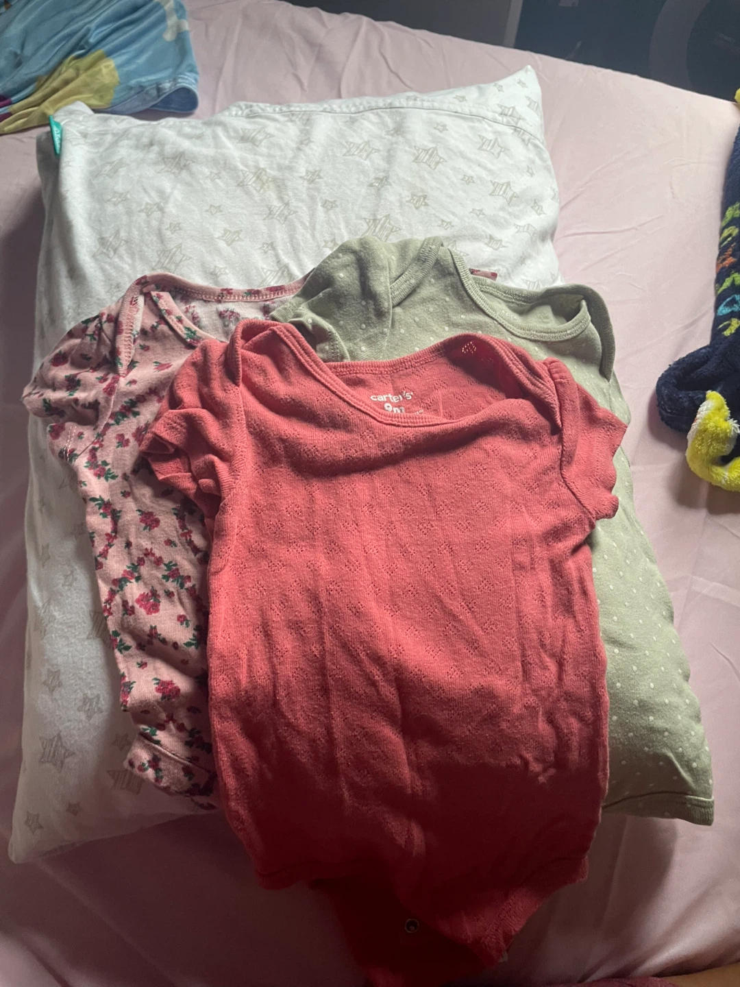 Carter's Baby Girl Bodysuits Size 18 Months - photo 2