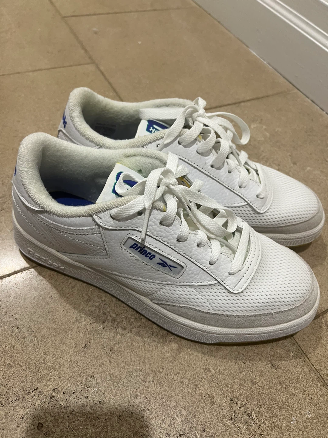 Reebok Club C 85 Shoes White Blue