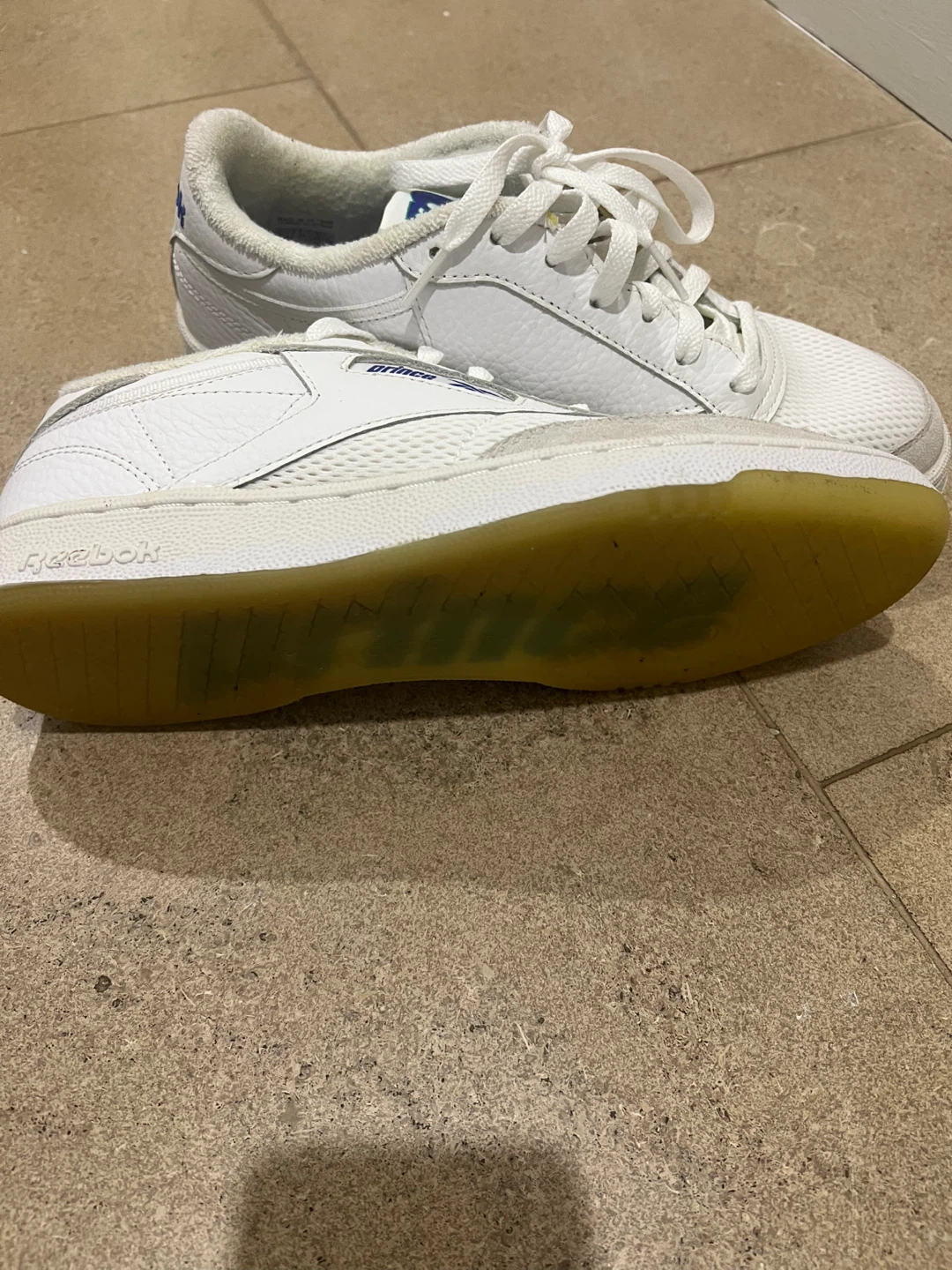 Reebok Club C 85 Shoes White Blue - photo 5